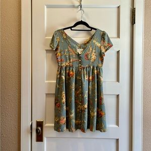 denim & supply ralph lauren dress Denim Supply Ralph Lauren Dress Womens Medium Purple Paisley Boho Hippie  Casual